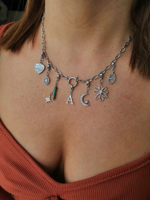 Collier Baby TIFFANIA (personnalisable) - argenté