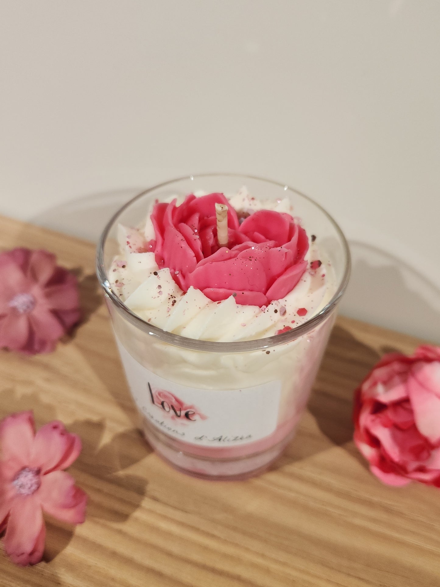 Bougie artisanale FLORAL LOVE | 160 g