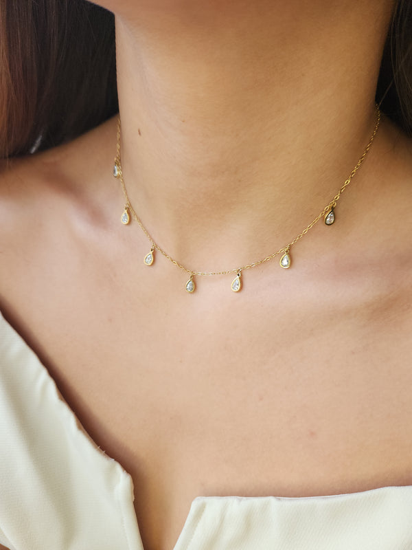 Collier Rosée d'amour – doré