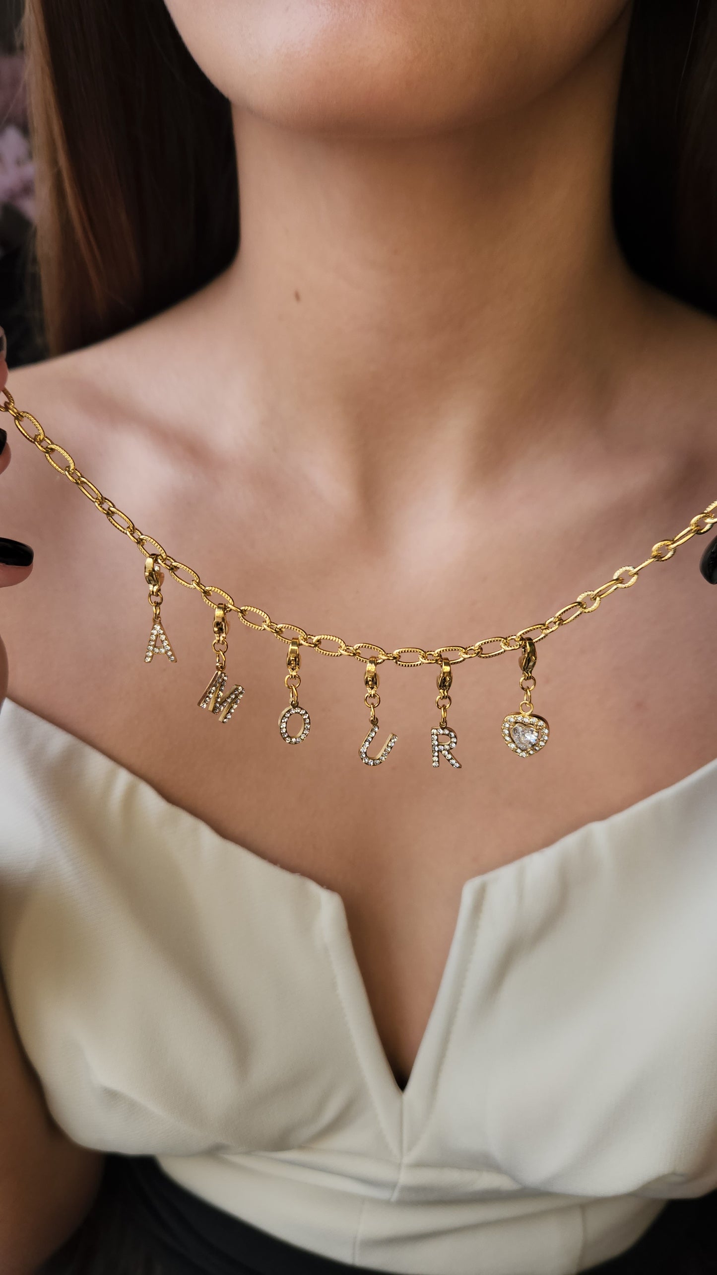 Collier AMOUR – doré