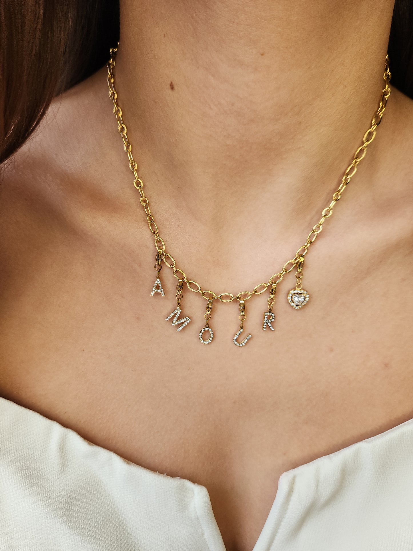 Collier AMOUR – doré