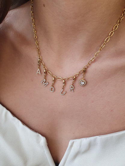 Collier AMOUR – doré