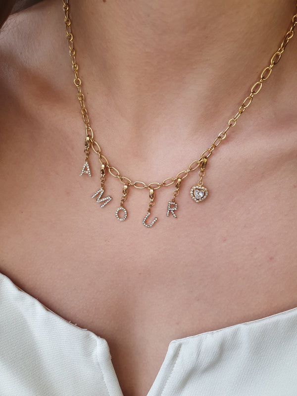 Collier AMOUR – doré