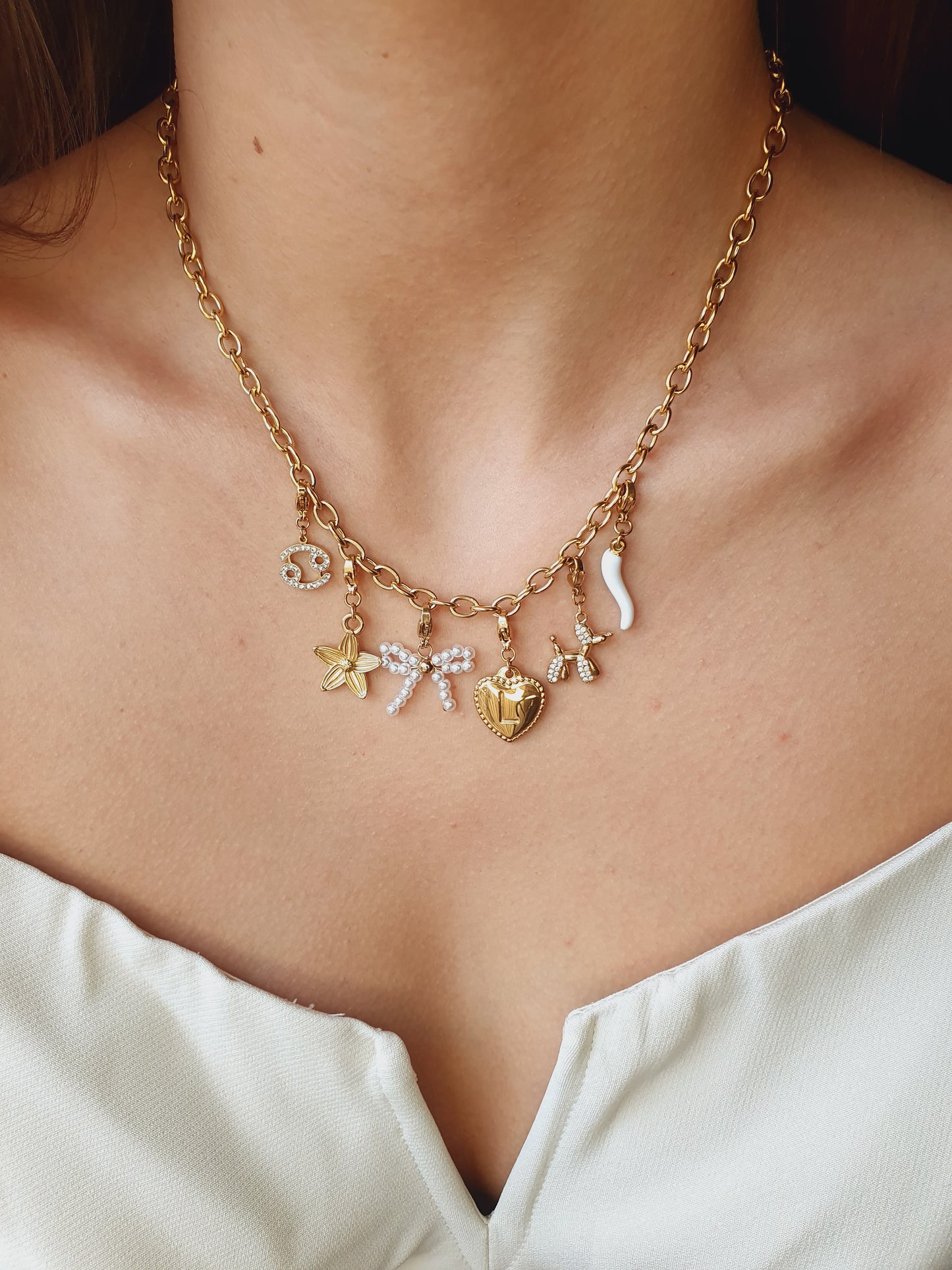 Collier MAÏ (personnalisable) - doré