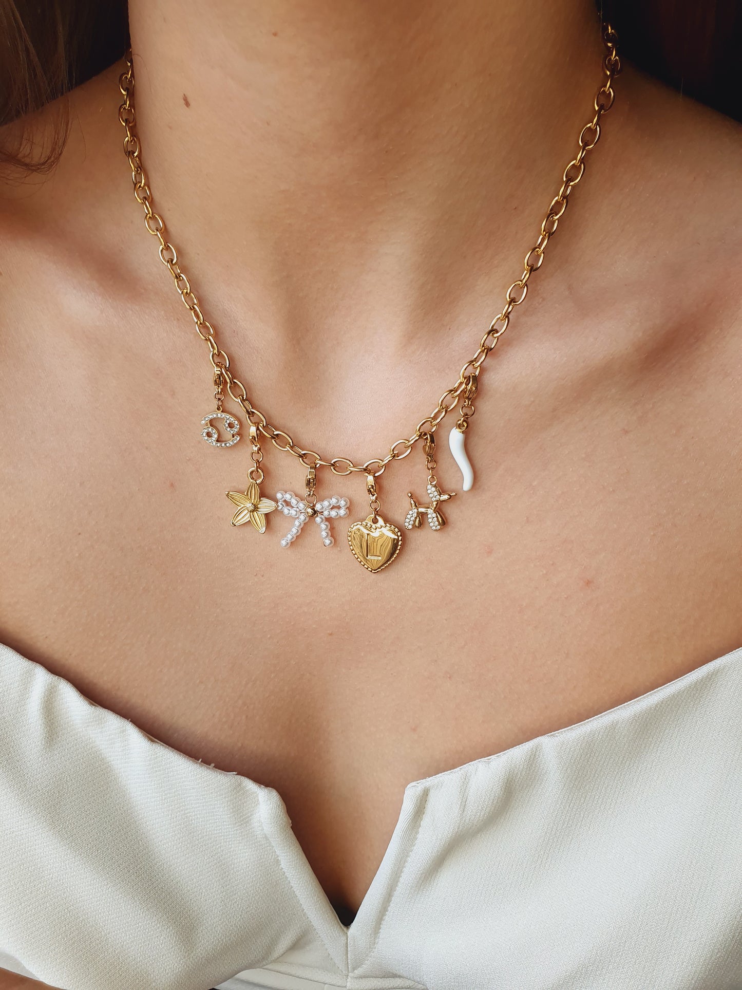 Collier MAÏ (personnalisable) - doré