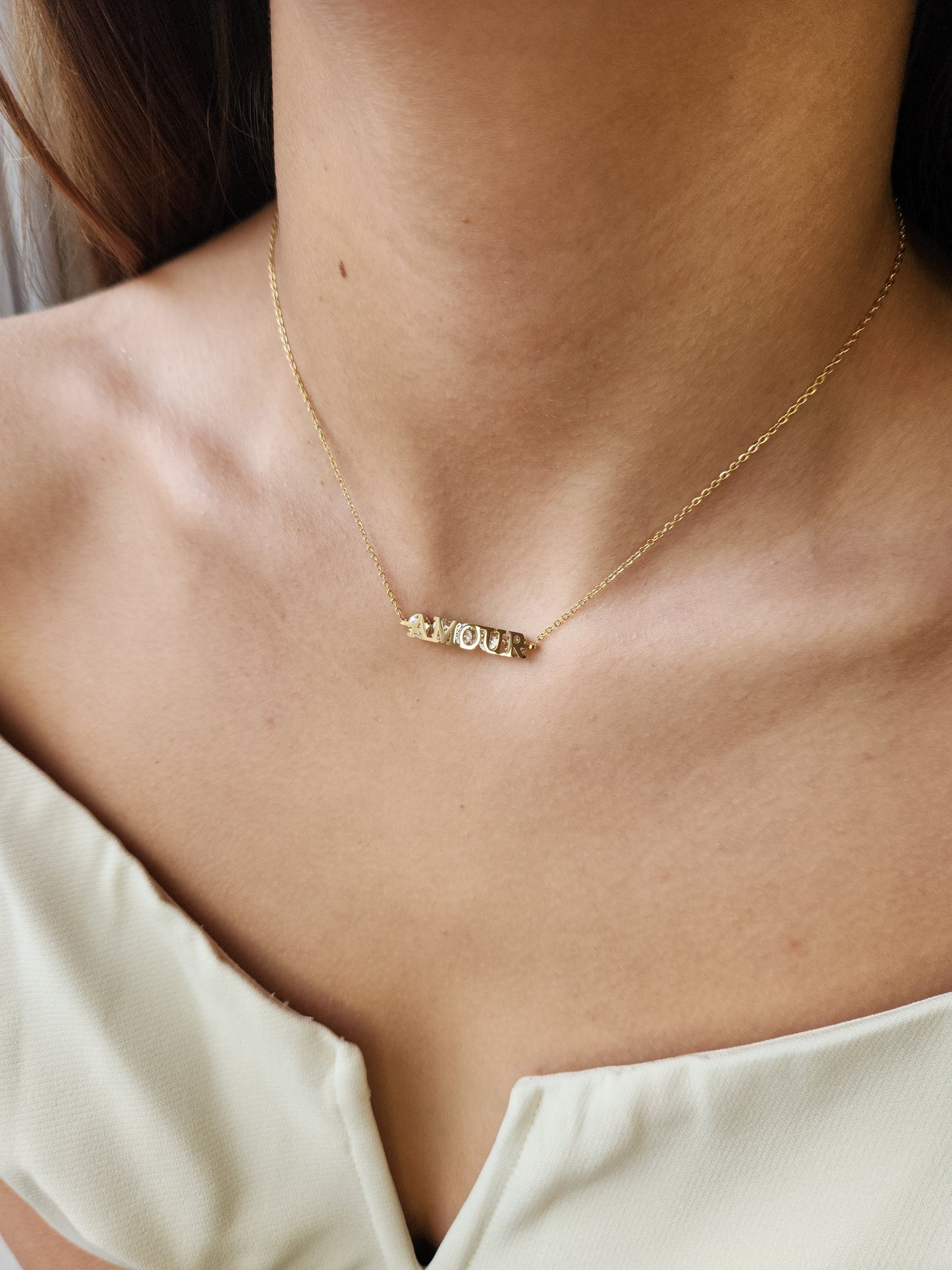 Collier AMOUR – doré