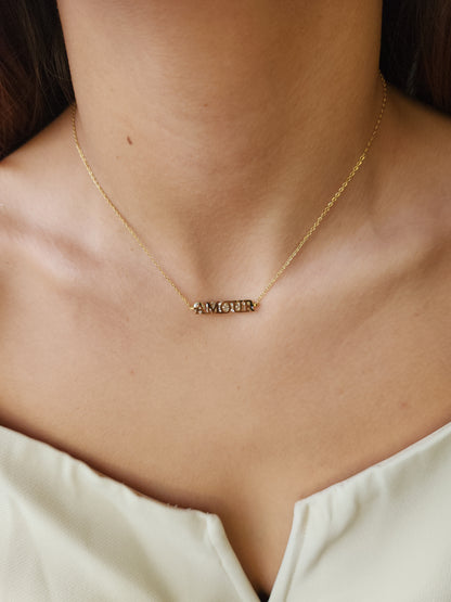 Collier AMOUR – doré