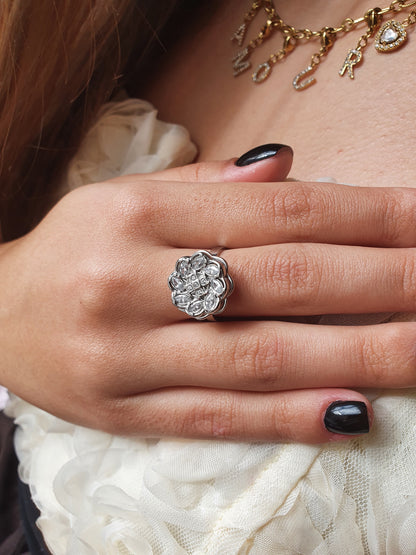 Bague rotative anti-stress AVA – argenté