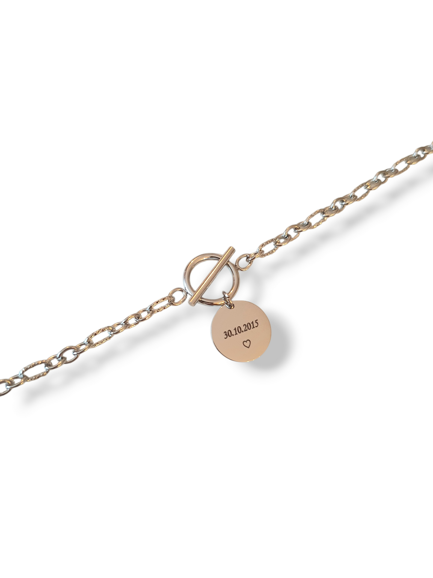 Bracelet médaillon à graver | Coloris au choix