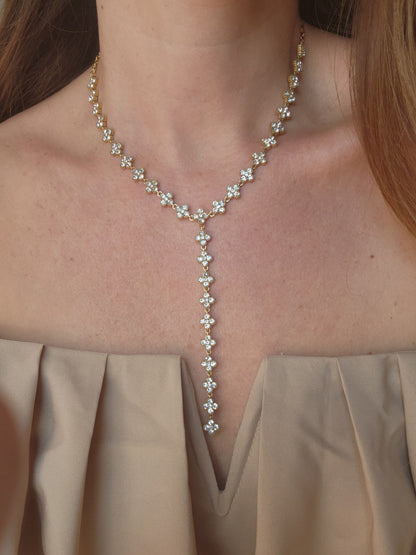 Sautoir FLEURS DE PRESTIGE - doré