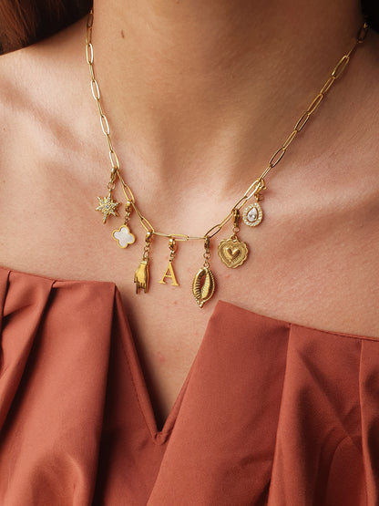 Collier SYLORA (personnalisable) - doré