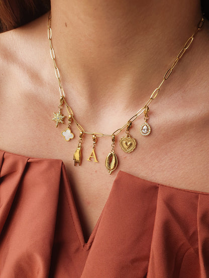 Collier SYLORA (personnalisable) - doré