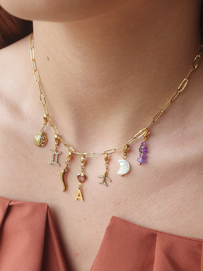 Collier ALYNE (personnalisable) - doré