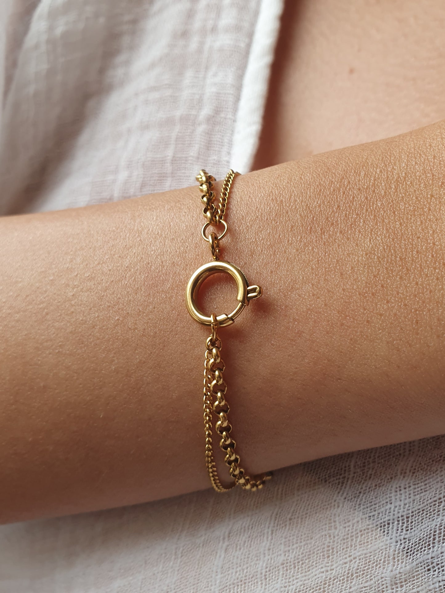 Bracelet ALYRA personnalisable - doré