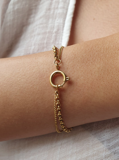 Bracelet ALYRA personnalisable - doré