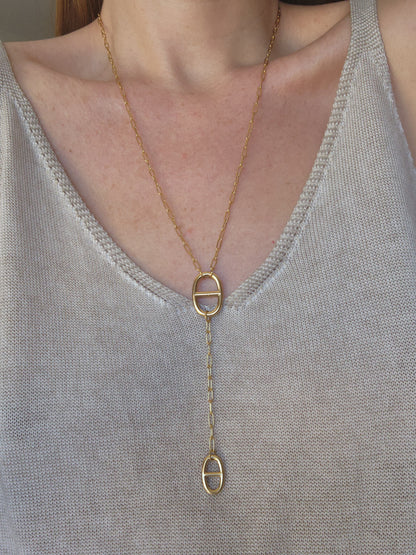 Sautoir AGATA – doré