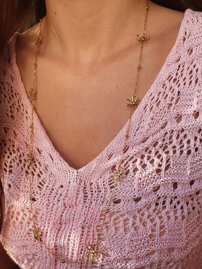 Sautoir/chaîne de taille ROSÉLIE