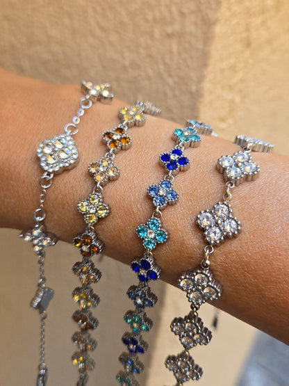 Bracelet TALHYA - argenté/bleu