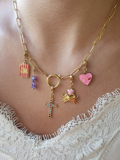 Collier SERENA (personnalisable) - doré