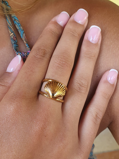 Bague coquillage