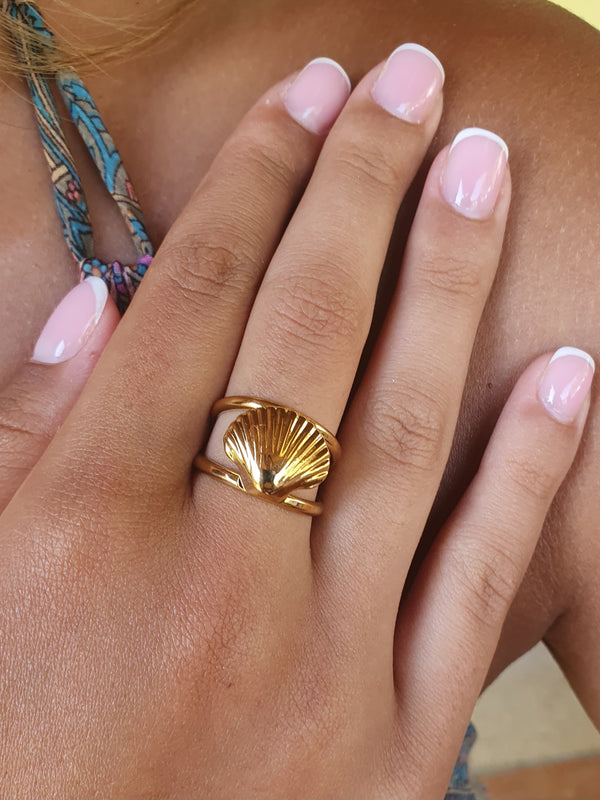 Bague coquillage