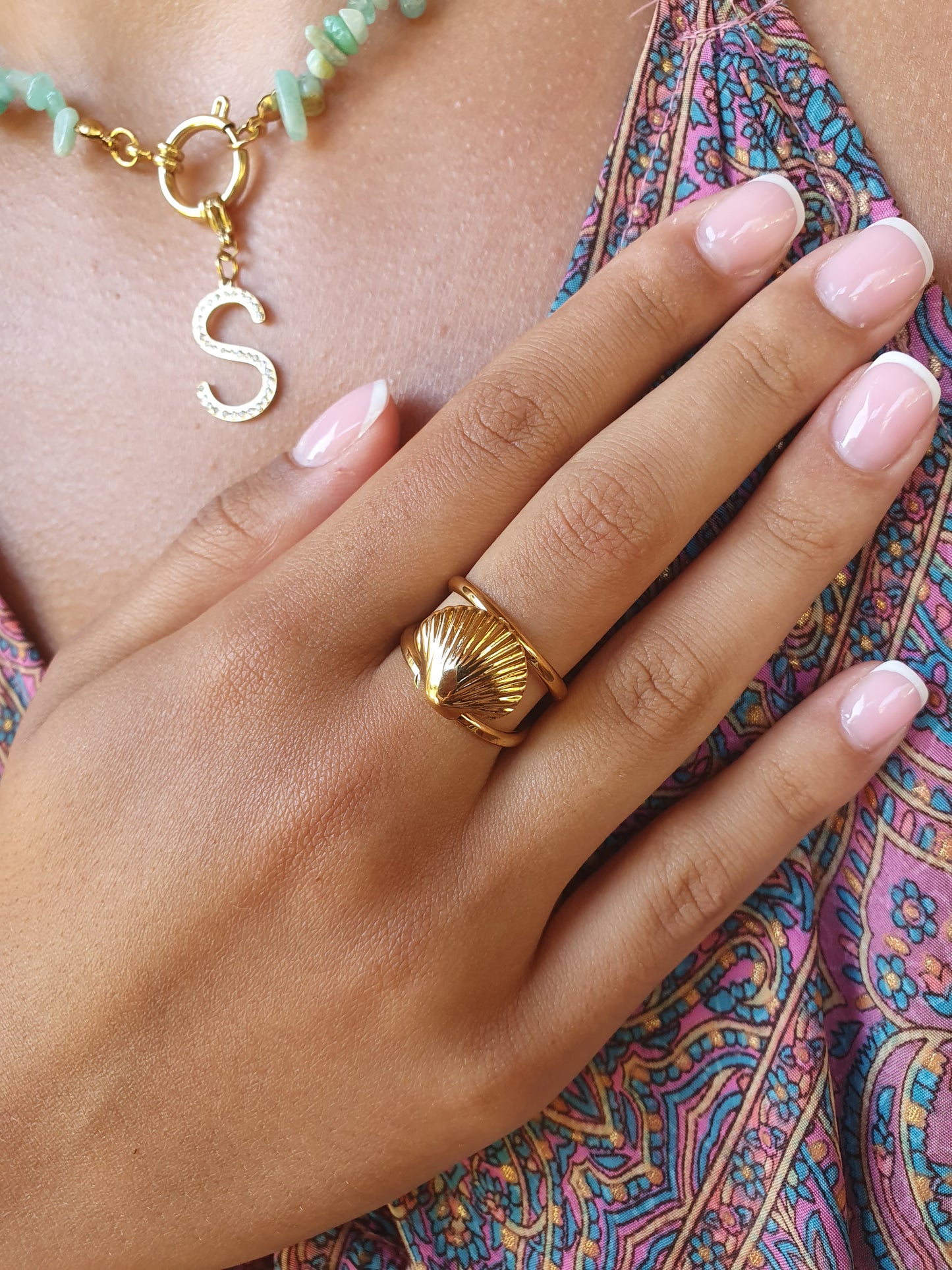 Bague coquillage