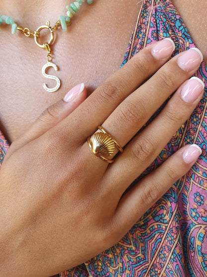 Bague coquillage