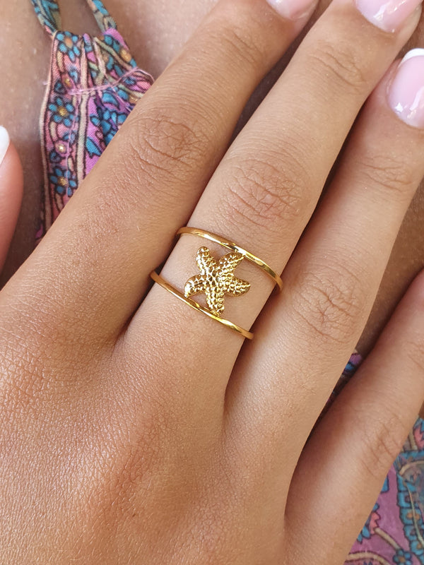 Bague étoile de mer