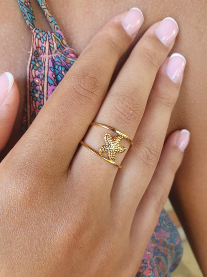 Bague étoile de mer