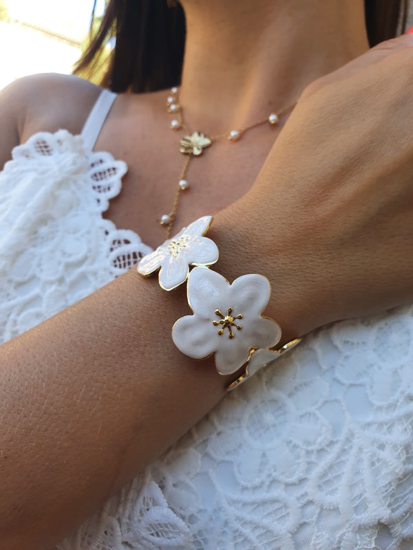 Manchette BALI - blanc