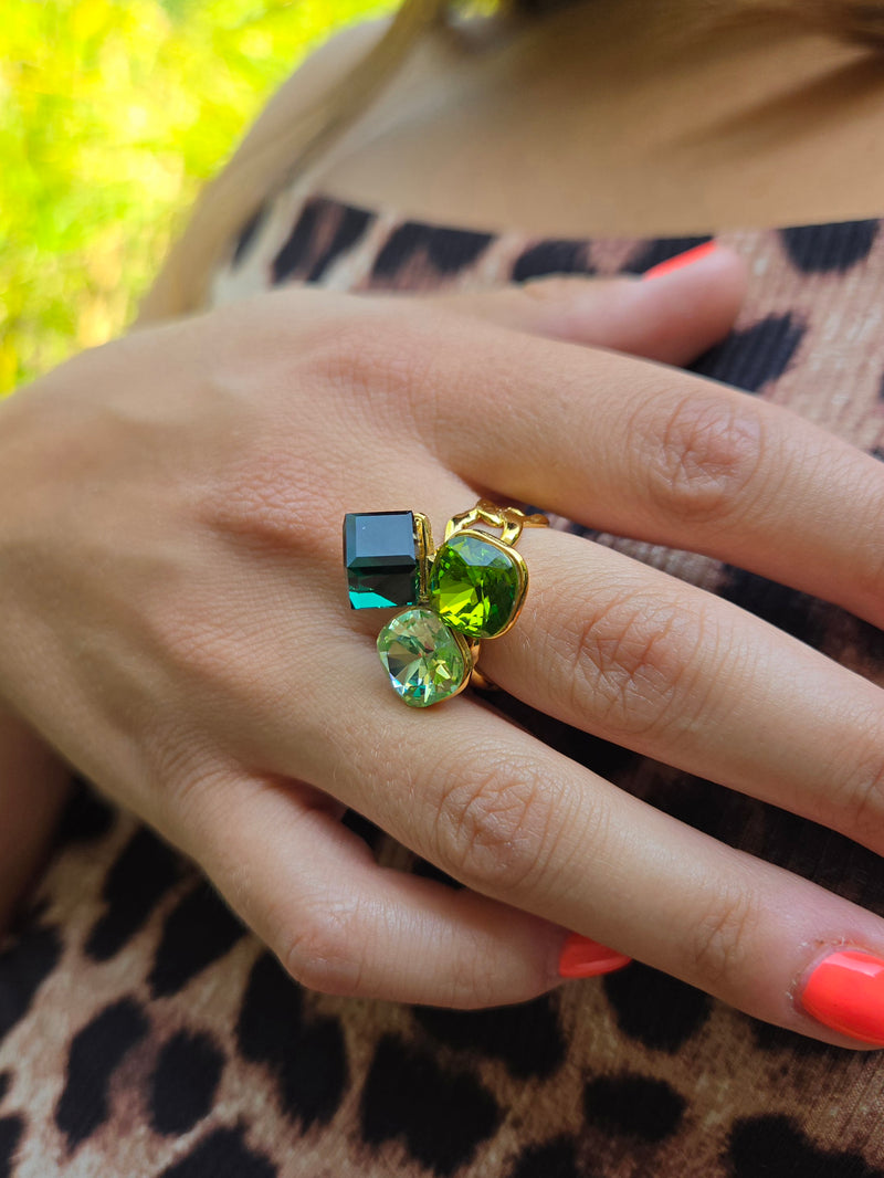 Bague VERONA - vert