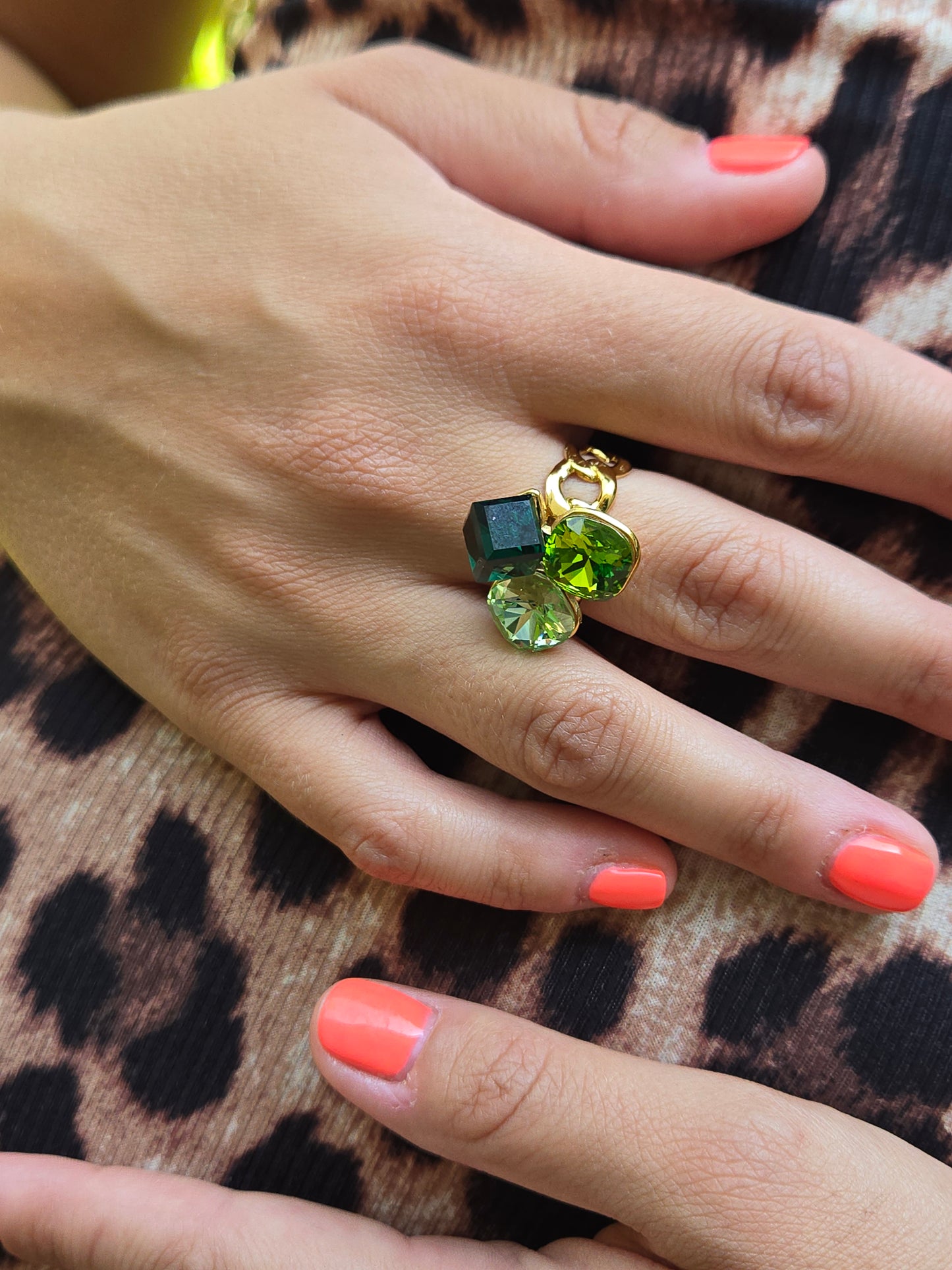 Bague VERONA - vert