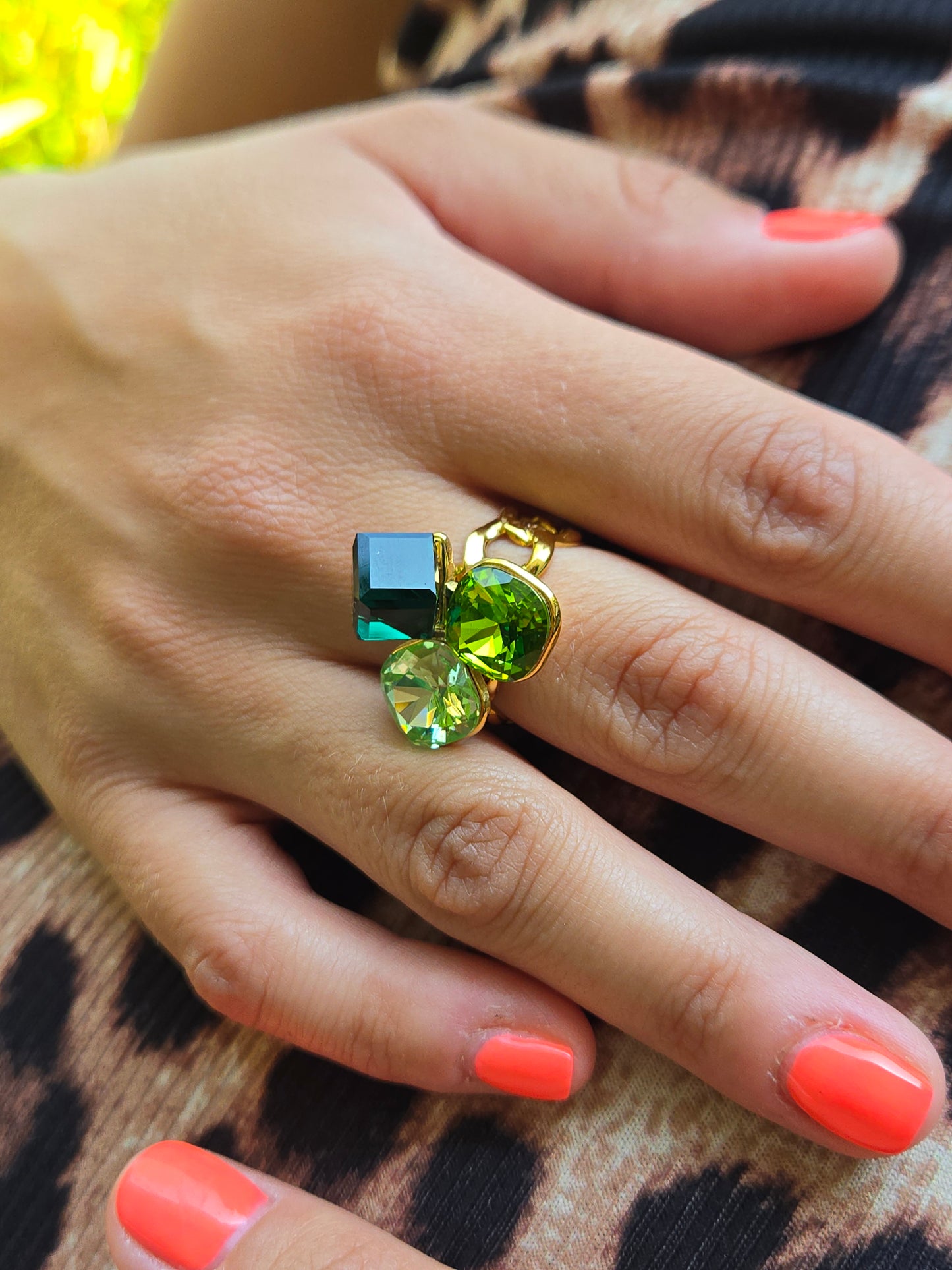 Bague VERONA - vert