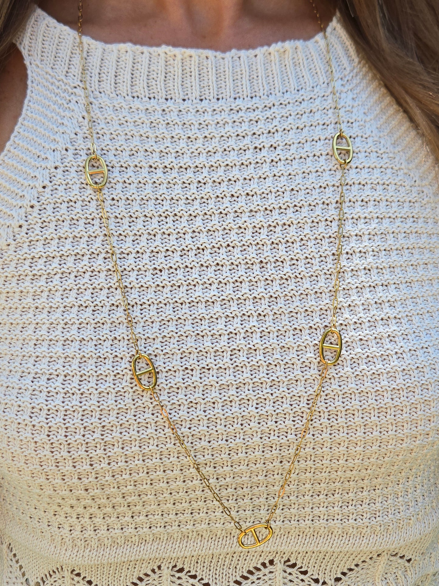 Ensemble crochet POSITANO - écru