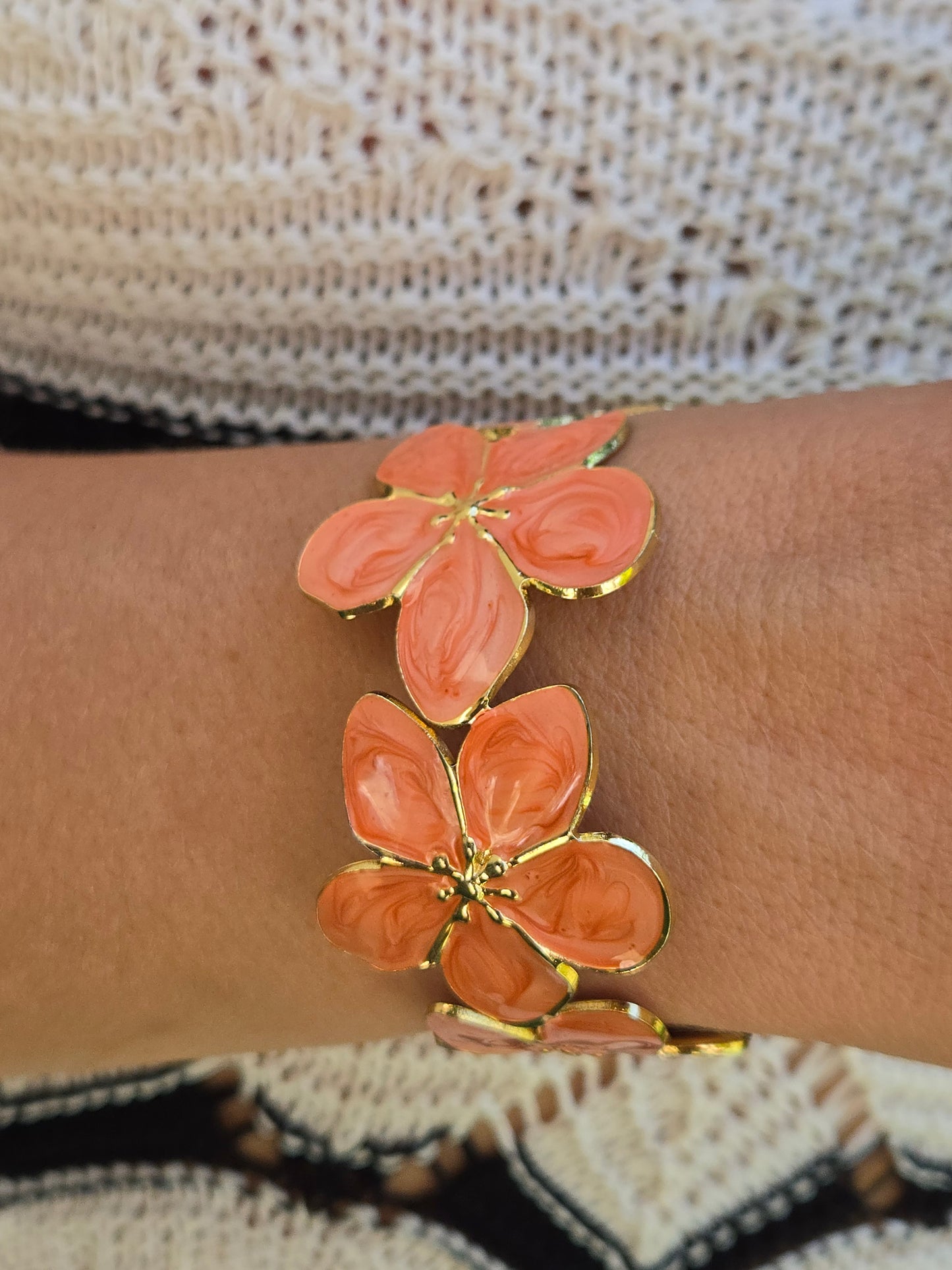 Manchette BALI - corail