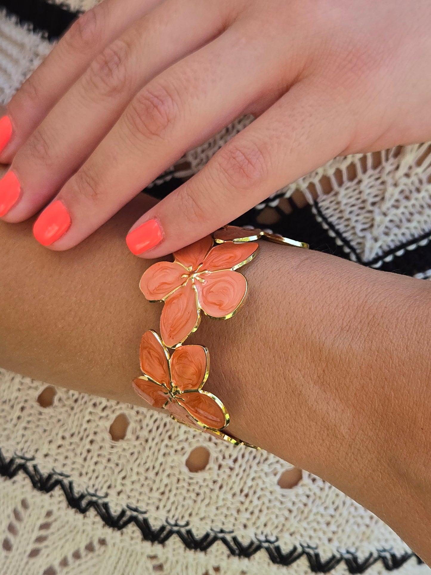 Manchette BALI - corail