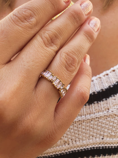 Bague ANNA – doré | rose