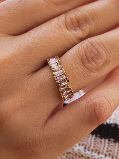 Bague ANNA – doré | rose