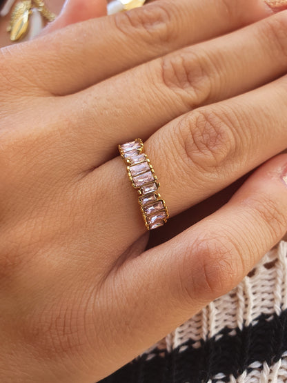Bague ANNA – doré | rose