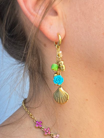 Boucles d'oreilles destockage - argenté