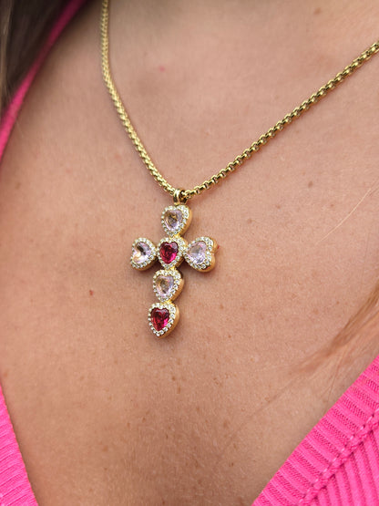Collier PINK CRUZ