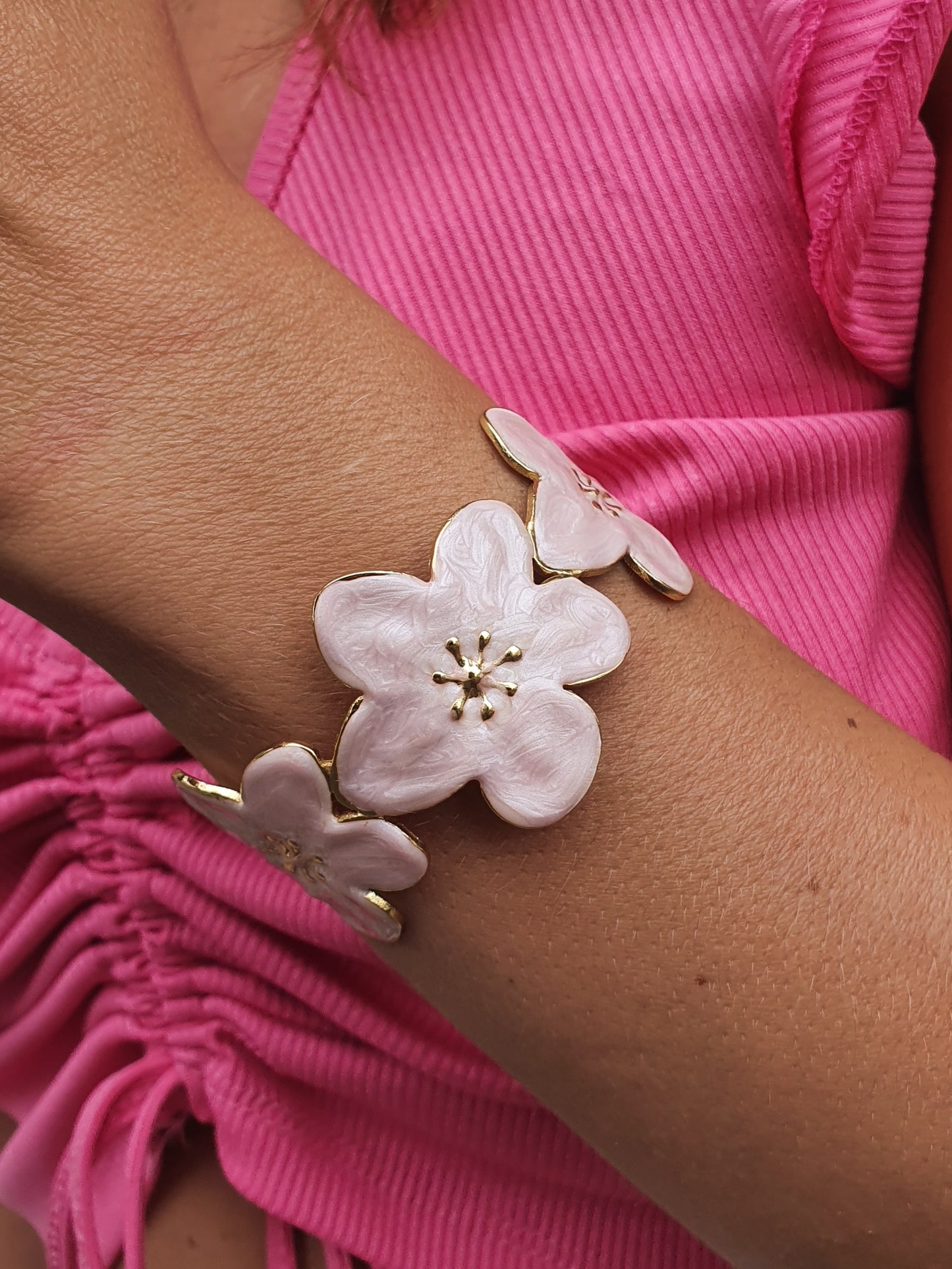 Manchette BALI - rose