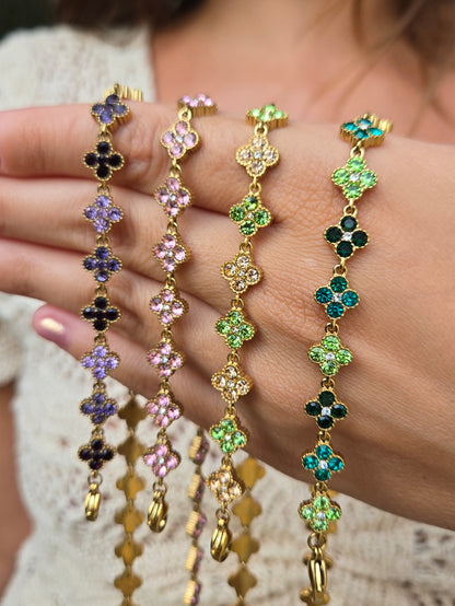 Collier ras de cou MAËRA - rose