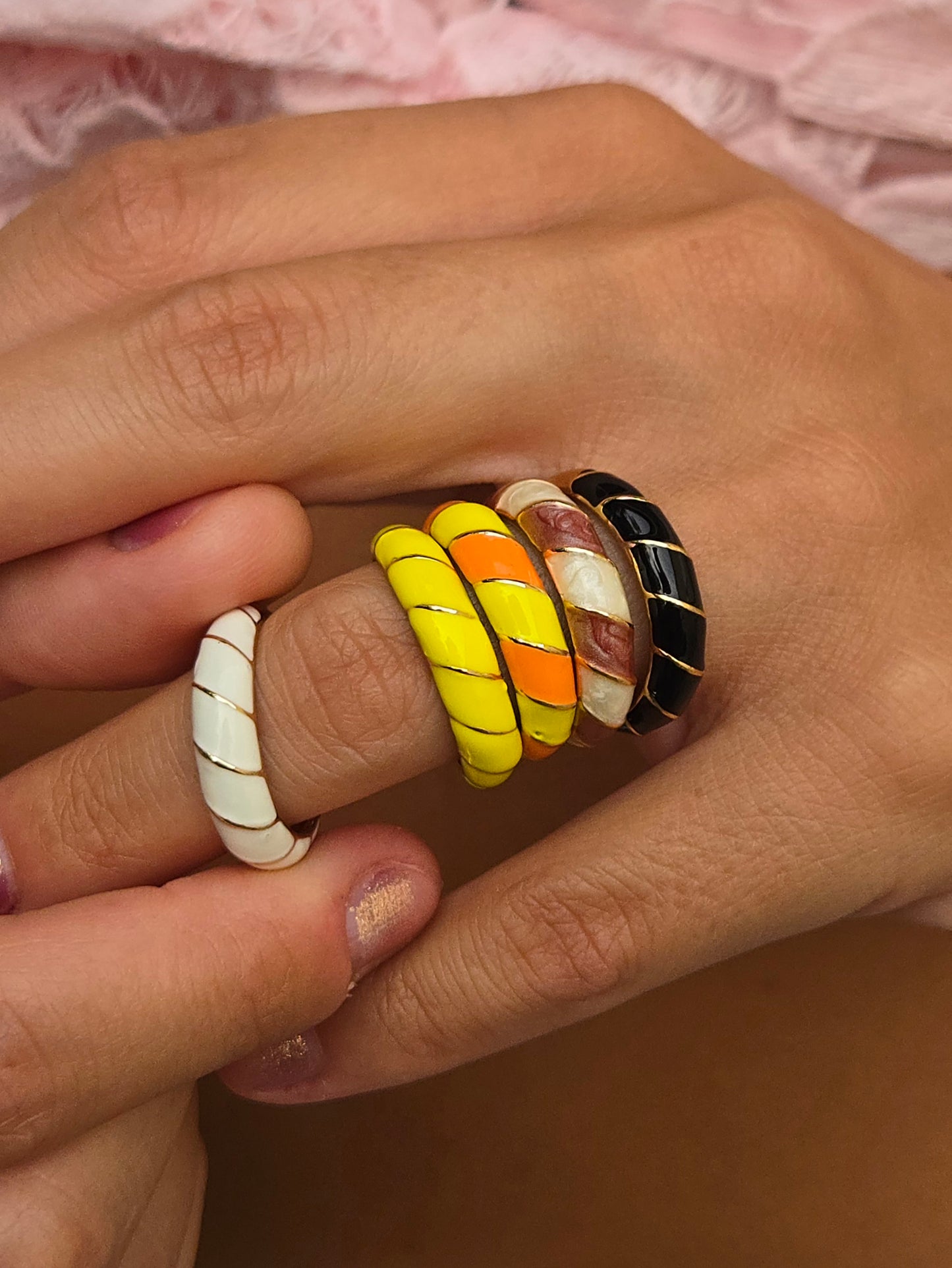 Bague colorée SORBETTO