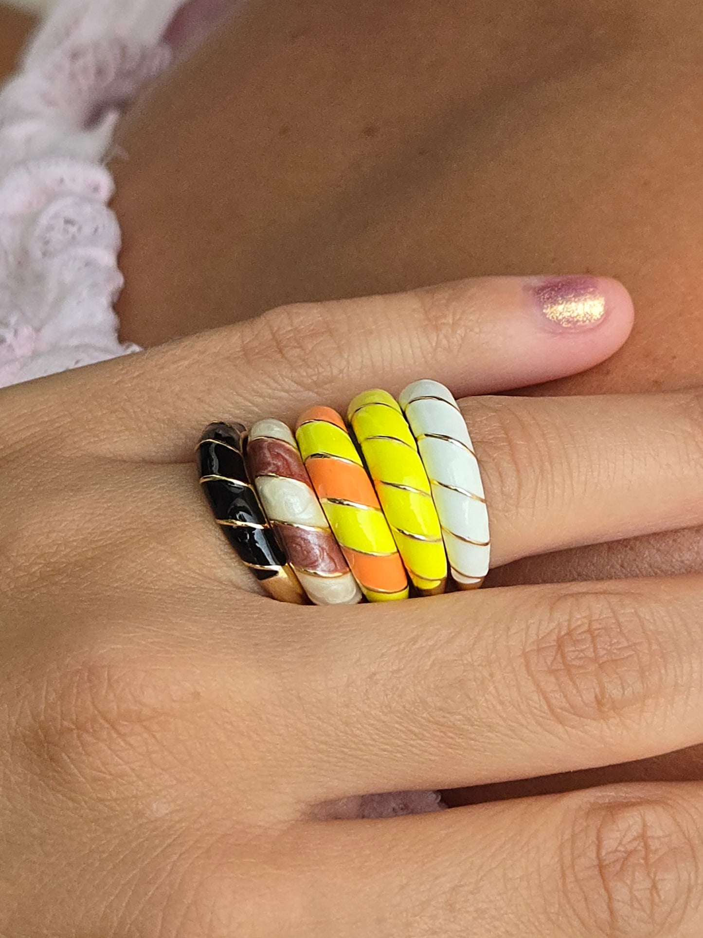Bague colorée SORBETTO