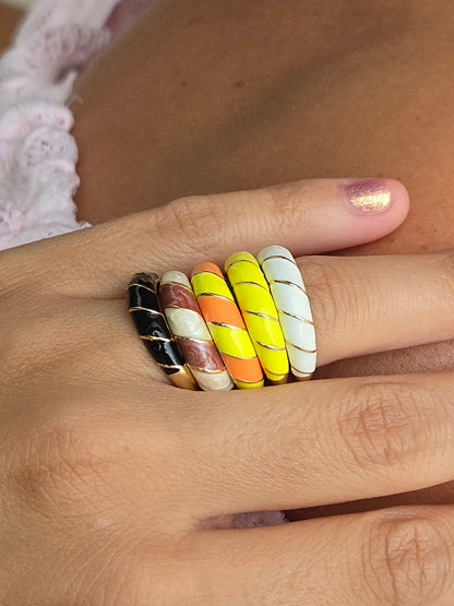 Bague colorée SORBETTO