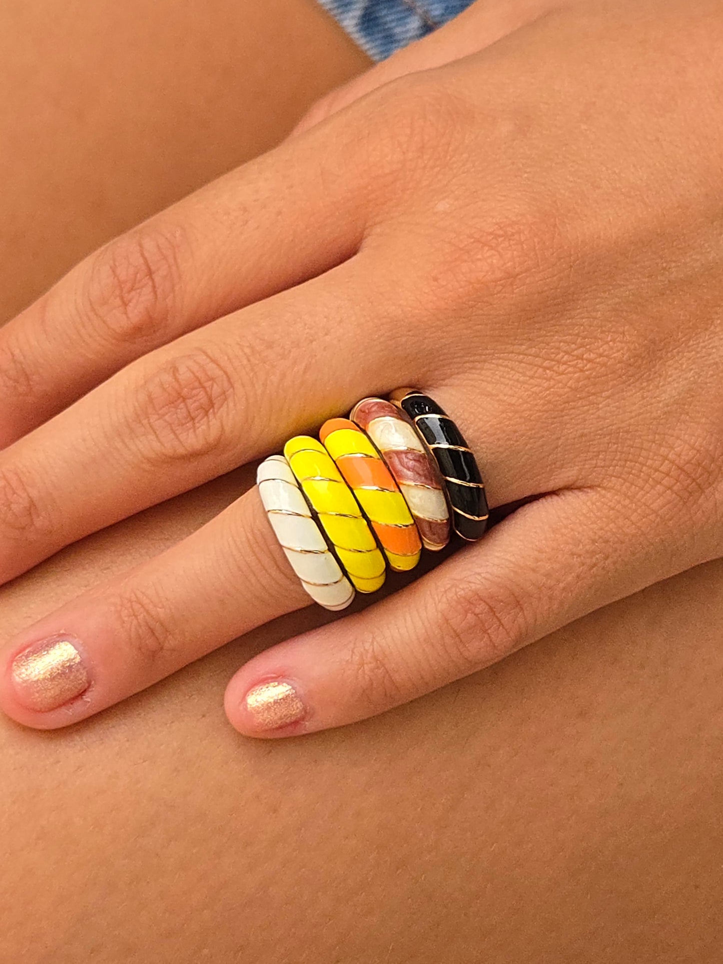 Bague colorée SORBETTO