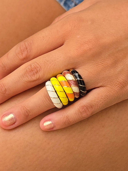 Bague colorée SORBETTO