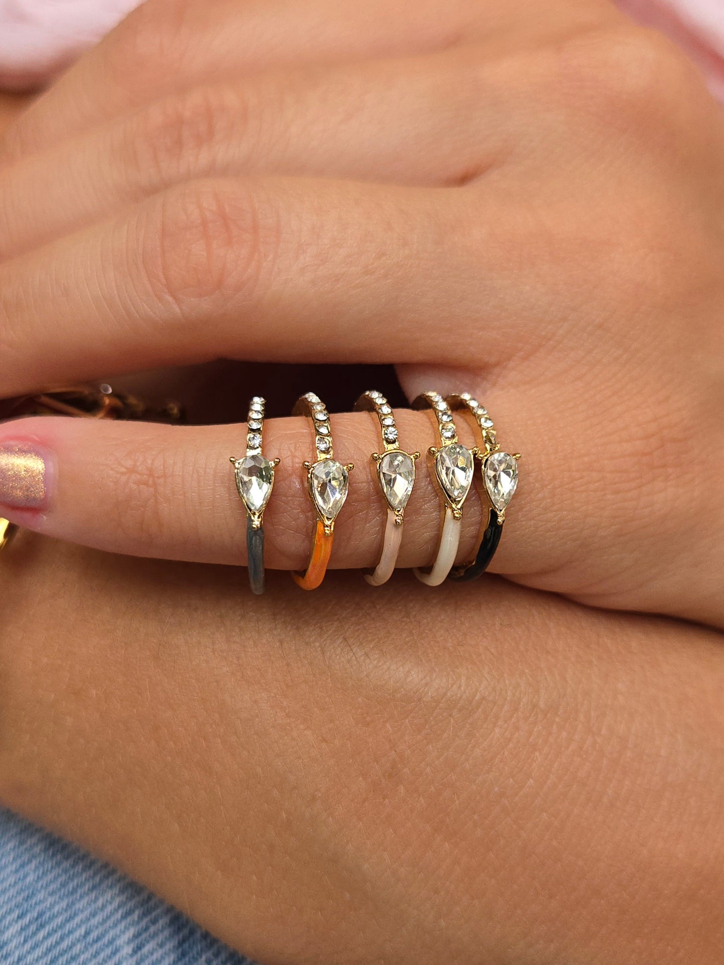 Bague colorée MAJOLICA