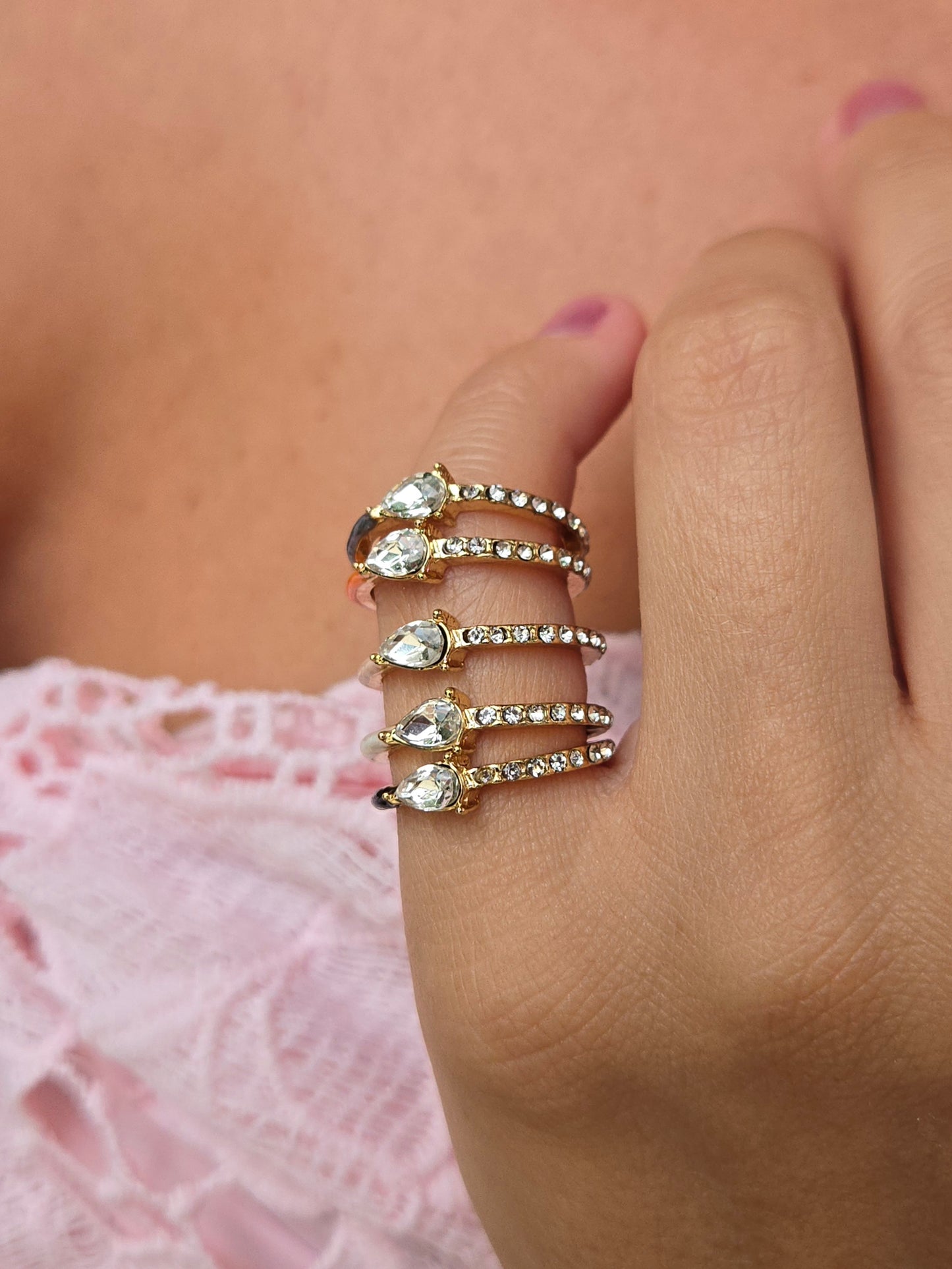 Bague colorée MAJOLICA